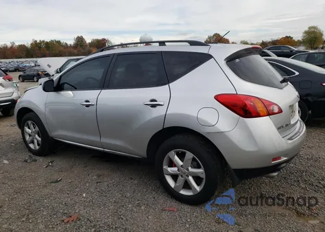 2009 Nissan Murano S z USA, uszkodzony, nr VIN JN8AZ18WX9W206854